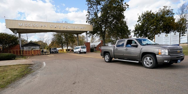 The front gate of the Mississippi State Penitentiary in Parchman, Miss.issippi. The Justice Department says it has found "severe, systemic" problems at the facility. 