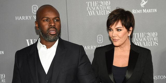 Corey Gamble, left, and Kris Jenner appear at the WSJ. Magazine 2019 Innovator Awards in New York on Nov. 6, 2019. Gamble testified Wednesday in a lawsuit brought by Blac Chyna against Jenner, Kim Kardashian, Khloé Kardashian and Kylie Jenner alleging they conspired to get her show, "Rob &amp; Chyna," canceled and ruin her reality TV career.