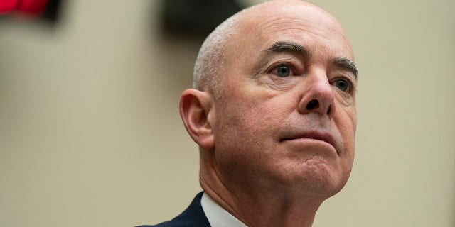 Homeland Security Secretary Alejandro Mayorkas testifies before the House Judiciary Committee, on Capitol Hill, Thursday, April 28, 2022, in Washington. 