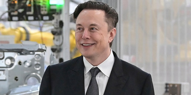 FILE - Tesla CEO Elon Musk attends the opening of the Tesla factory Berlin Brandenburg in Gruenheide, Germany