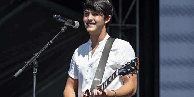 Laine Hardy performs during KAABOO 2019 in San Diego Sept. 14, 2019. Hardy was arrested Friday after being accused of planting a listening device in his ex-girlfriend’s college dorm room at LSU.