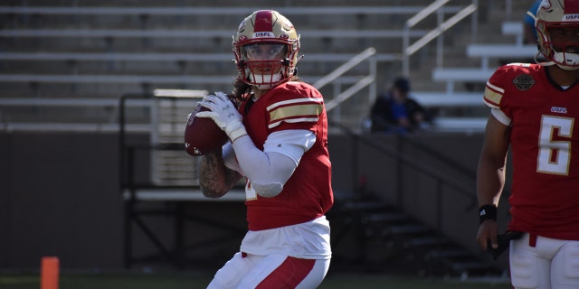 Alex McGough is playing quarterback for the Birmingham Stallions.
