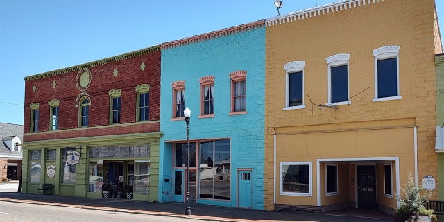 Barnes also enjoyed the smaller towns he went through in South Carolina, too, including Saluda, South Carolina (pictured here).