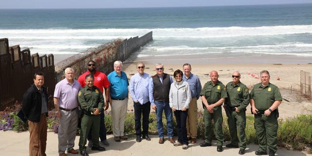 Reps. John Katko, R-N.Y., and James Comer, R-Ky., were part of a congressional delegation visiting the southern border with Mexico.