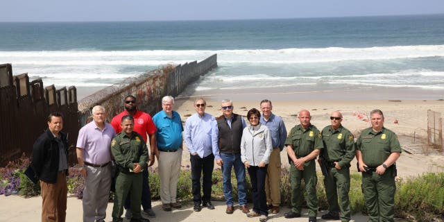 Reps. John Katko, R-N.Y., and James Comer, R-Ky., were part of a congressional delegation visiting the southern border with Mexico.