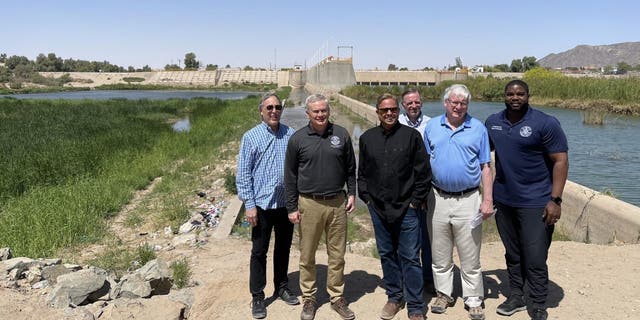 Republican congressmen said they could see cartels and smugglers sending people across the Rio Grande before their eyes on a coded congressional trip to the border.