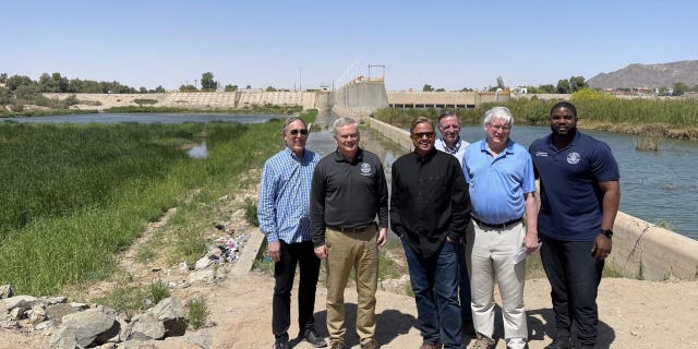 Republican congressmen said they could see cartels and smugglers sending people across the Rio Grande before their eyes on a coded congressional trip to the border.