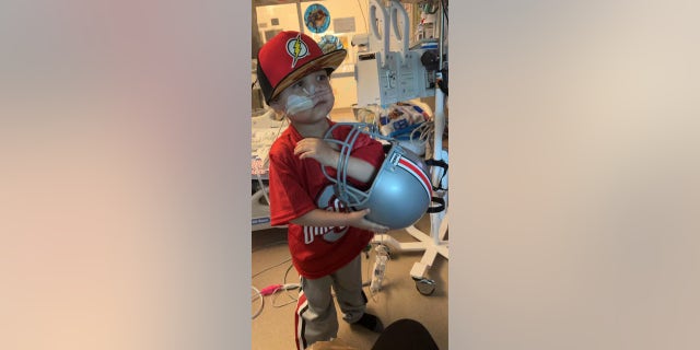 Sammy loves football — he even became famous earlier this year for his love of the NFL’s Cincinnati Bengals, according to WKRC — and adores his 6-year-old sister. Jones said the two are "attached at the hip."