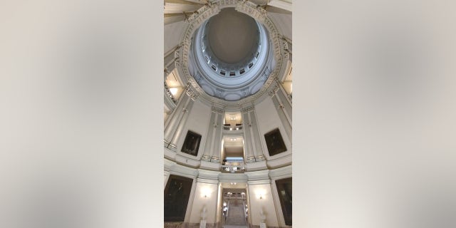 The interior of the Atlanta capitol is pictured; Barnes shared all the images within this article with Fox News Digital. 