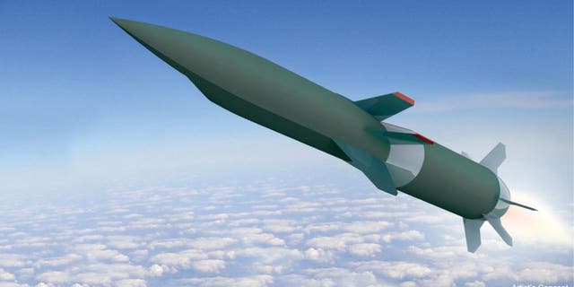 Artist’s concept of Hypersonic Air-breathing Weapons Concept (HAWC) vehicle