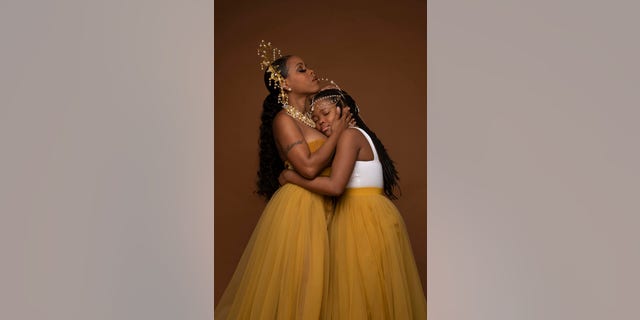 Rasheena Phinisee and her daughter Assiah.