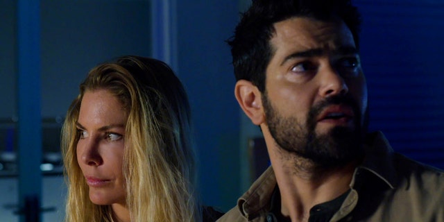 Kelly Greyson and Jesse Metcalfe in "Fortress: Sniper's Eye."