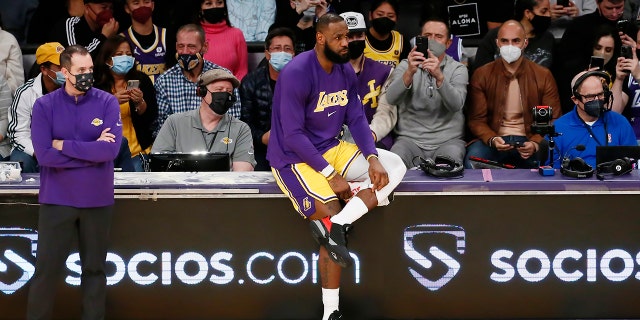 Lakers, Frank Vogel part ways after 3 seasons 1 LeBron James of the Los Angeles Lakers watches a game at the Crypto.com Arena on January 19, 2022 in Los Angeles, California.