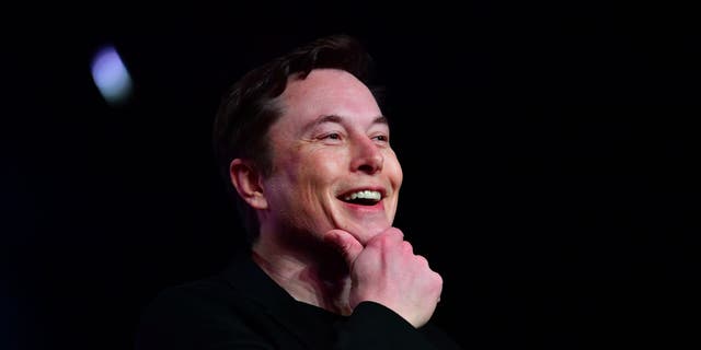 Tesla CEO Elon Musk speaks during the unveiling of the new Tesla Model Y in Hawthorne, California on March 14, 2019. (Photo by Frederic J. BROWN / AFP via Getty Images)