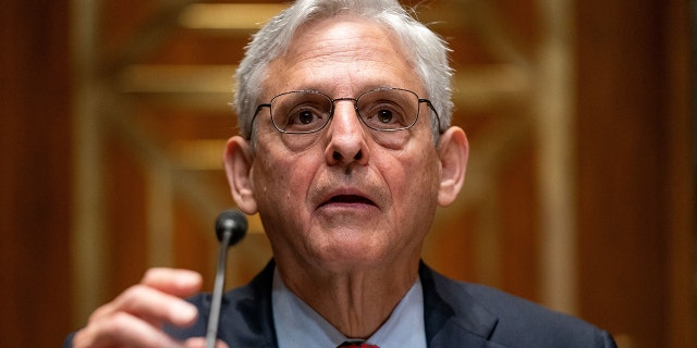 Attorney General Merrick Garland answers questions during a Senate Appropriations Subcommittee on Commerce, Justice, Science, and Related Agencies hearing to discuss the fiscal year 2023 budget of the Department of Justice at the Capitol in Washington, DC, on April 26, 2022.