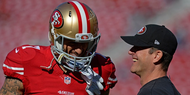 Jim Harbaugh was the head coach of the San Francisco 49ers from 2011-2014 before leaving to go the Michigan Wolverines. 