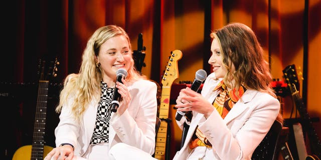 AJ Michalka and Aly Michalka of the group Aly and AJ perform at The GRAMMY Museum on Feb. 16, 2022 in Los Angeles, California. (Photo by Matt Winkelmeyer/Getty Images)