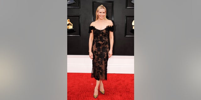 Chelsea Handler attends the Grammy Awards in Las Vegas.