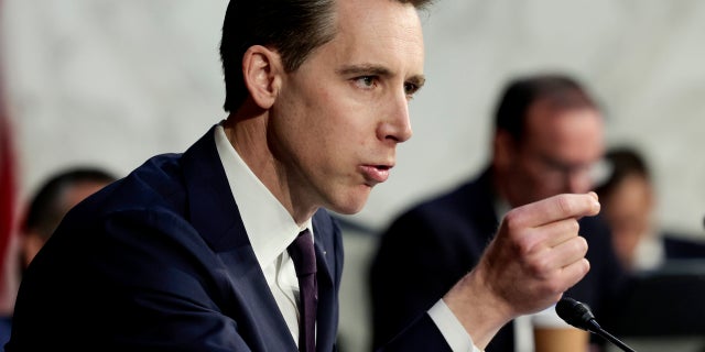 Sen. Josh Hawley has accused the Biden administration of not enforcing federal immigration law.