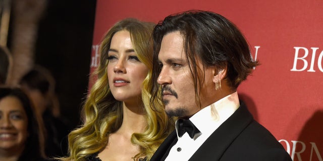 Amber Heard and Johnny Depp in January 2016. Heard filed for divorce four months later.