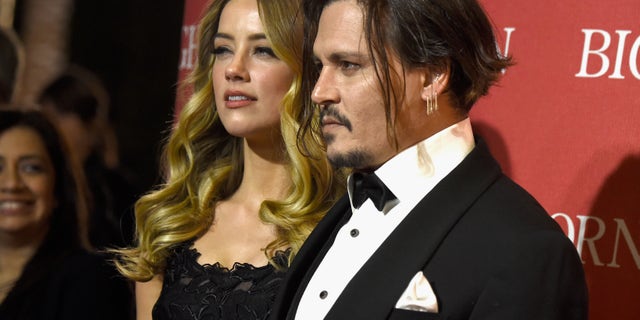 Amber Heard and Johnny Depp in January 2016. Heard filed for divorce four months later.
