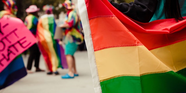 California LGBT protest