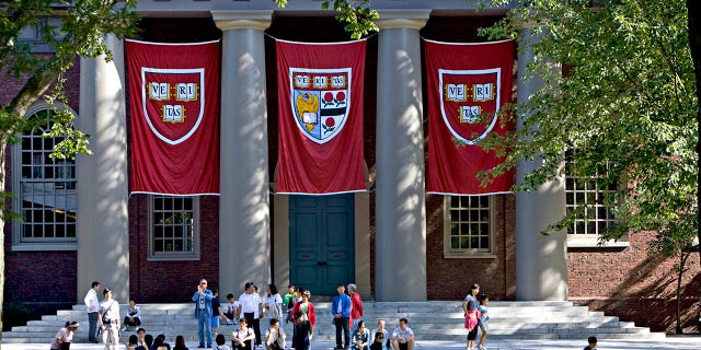 Harvard banners