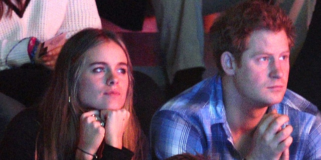 Cressida Bonas and Prince Harry attend We Day UK, a charity event to bring young people together at Wembley Arena on March 7, 2014 in London. 