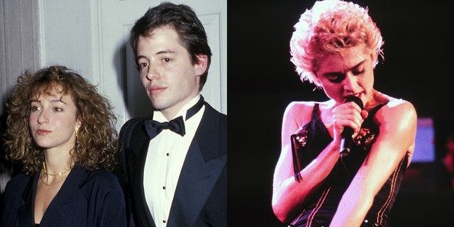 Jennifer Grey said Madonna told her she wrote "Express Yourself" about her breakup with Matthew Broderick.