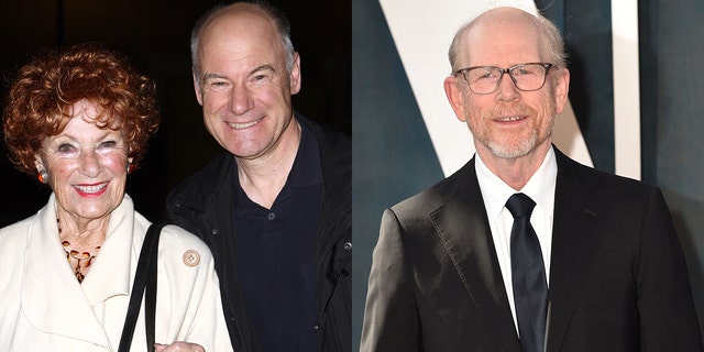 Jim Meskimen (left with Marion Ross) went on to work with Ron Howard (right) in several of his films.