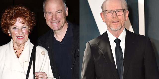 Jim Meskimen (left with Marion Ross) went on to work with Ron Howard (right) in several of his films.
