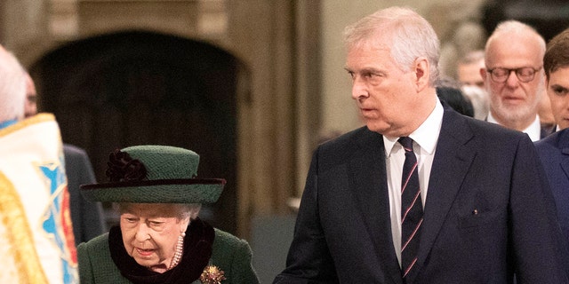 Queen Elizabeth wasnt supposed to be captured with Prince Andrew at Prince Philip service, photographer says Fox News