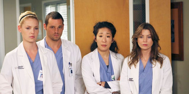 The cast of "Grey's Anatomy" in the episode "Six Days."