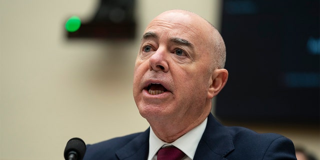Homeland Security Secretary Alejandro Mayorkas testifies before the House Judiciary Committee, on Capitol Hill, April 28, 2022.