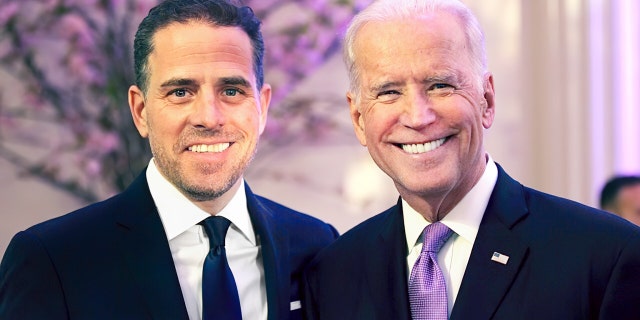 Hunter Biden, left, and Joe Biden