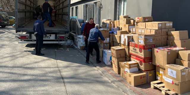 The International Ukrainian Crisis Fund nonprofit delivers humanitarian supplies.