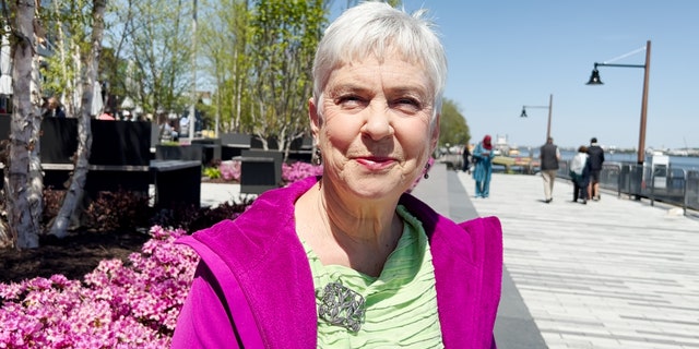 A woman named Frances shares her opinion on whether Biden should run for reelection