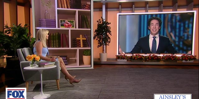 Pastor Joel Osteen speaks with host Ainsley Earhardt in an episode of Fox Nation's 'Ainsley's Bible Study.' (Fox News)