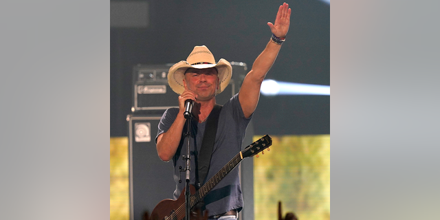 Kenny Chesney performs "Beer In Mexico" at the CMT Music Awards on Monday, April 11, 2022, at the Municipal Auditorium in Nashville, Tennessee.