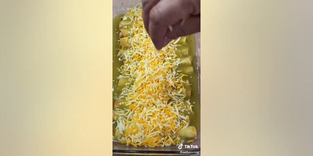 Ana Maria Regalado recommends using lots of cheese if you're trying to replicate he 'lazy enchiladas' recipe.