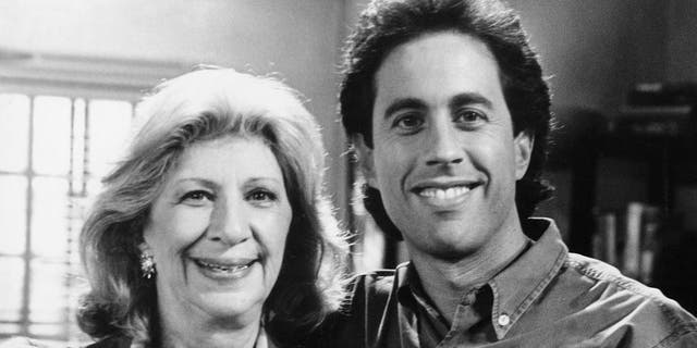 Liz Sheridan as Helen Seinfeld and Jerry Seinfeld as Jerry Seinfeld. Born April 10, 1929 in Rye, NY, Sheridan began her screen career in such titles as "white shadow," "kojak" and "Leave me alone!"