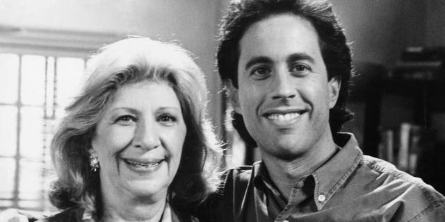 Liz Sheridan as Helen Seinfeld and Jerry Seinfeld as Jerry Seinfeld. Born April 10, 1929, in Rye, N.Y., Sheridan began her screen career in titles such as "The White Shadow," "Kojak" and "Gimme a Break!"