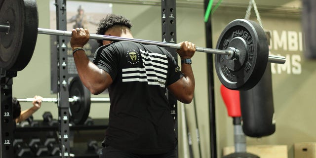 People participating in Travis Manion Foundation's annual Manion WOD to honor the nation's fallen heroes.
