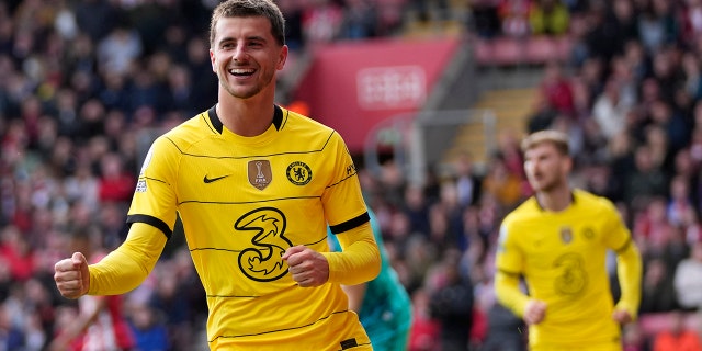 Chelsea bidders reveal new details as sale process heats up 1 Chelsea's Mason Mount celebrates after scoring his team's sixth goal during an English Premier League soccer match between Southampton and Chelsea at the St. Mary's Stadium in Southampton on Saturday, April 9, 2022. ()