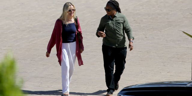 Hunter Biden's wife Melissa Cohen leaving Nobu