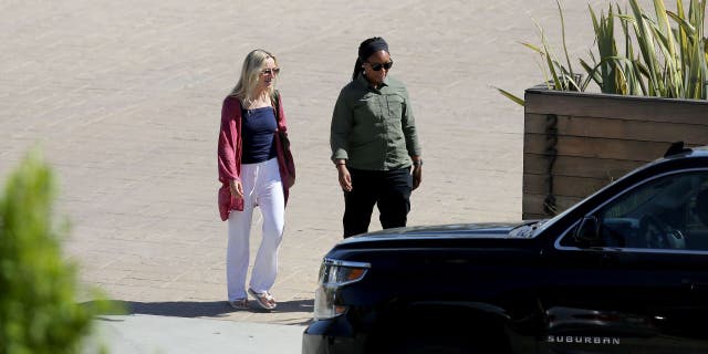 Hunter Biden's wife Melissa Cohen leaving Nobu