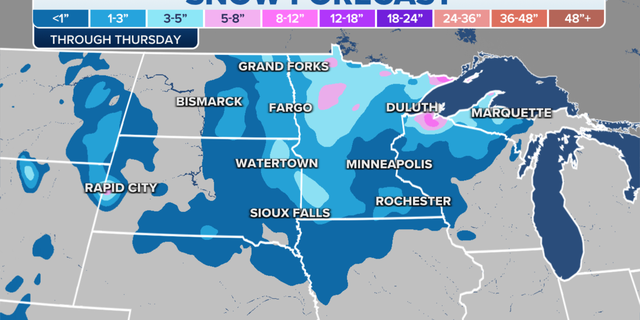 Midwest, Great Lakes snow forecast