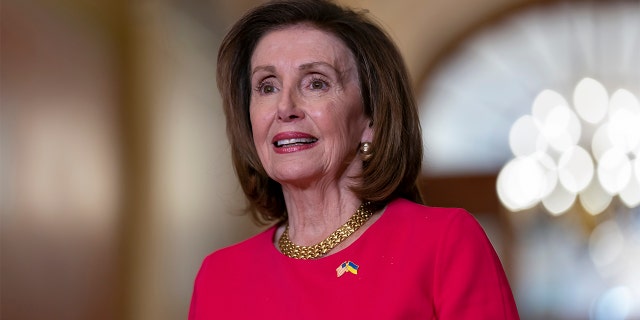 House Speaker Nancy Pelosi at the Capitol in Washington, March 30, 2022.