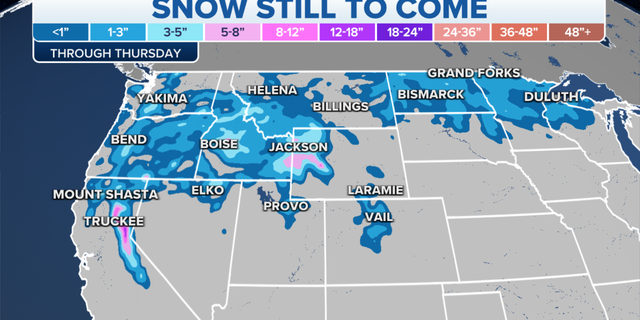 Northwest snow still to come