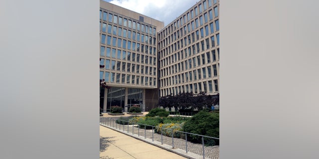 The Theodore Roosevelt Federal Building of the Office of Personnel Management in Washington .D.C.